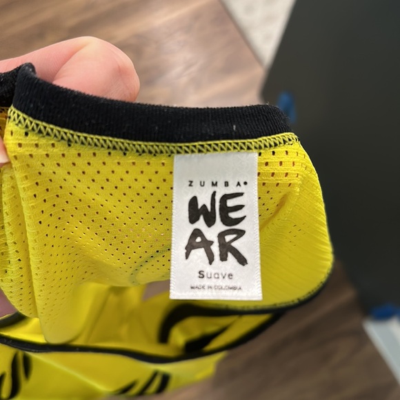 Yellow Zumba Jersey Shirt - Picture 3 of 3